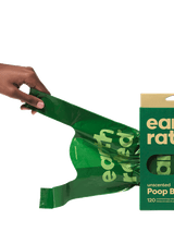 Earth Rated Biodegradable Poop Waste Bags Easy-Tie Handle 120ct