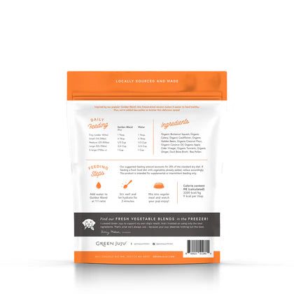 Green Juju Dog Freeze-Dried Blend Golden with Bee Pollen Food Topper