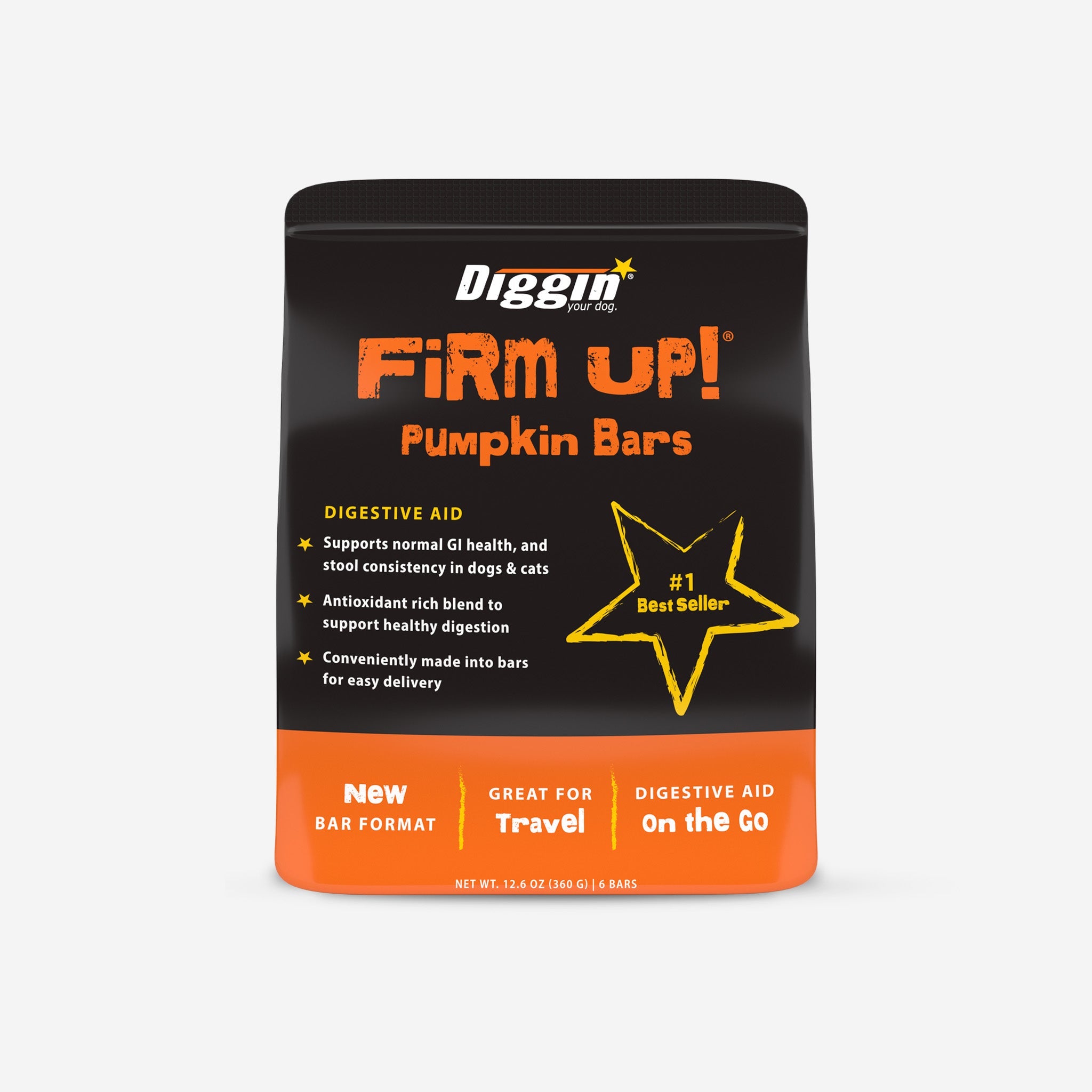Diggin Your Dog FIRM UP! Pumpkin Bars