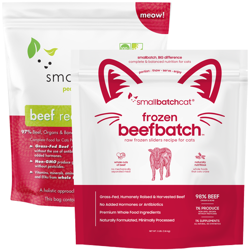 Smallbatch Cat Sliders Raw Frozen Cat Food