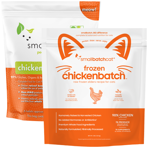 Smallbatch Cat Sliders Raw Frozen Cat Food