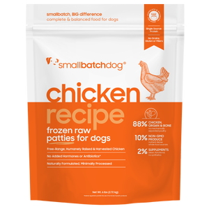 Smallbatch Dog Chickenbatch Raw Frozen Food