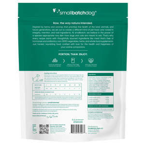 Smallbatch Dog Lambbatch Raw Frozen Food