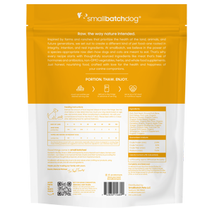 Smallbatch Dog Porkbatch Raw Frozen Food