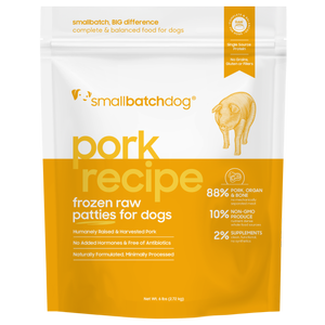 Smallbatch Dog Porkbatch Raw Frozen Food