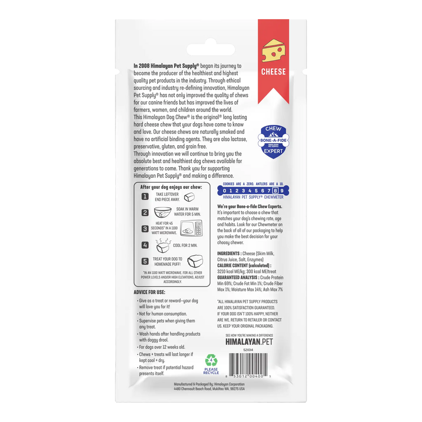 Himalayan Pet The Original Cheese Dog Chew