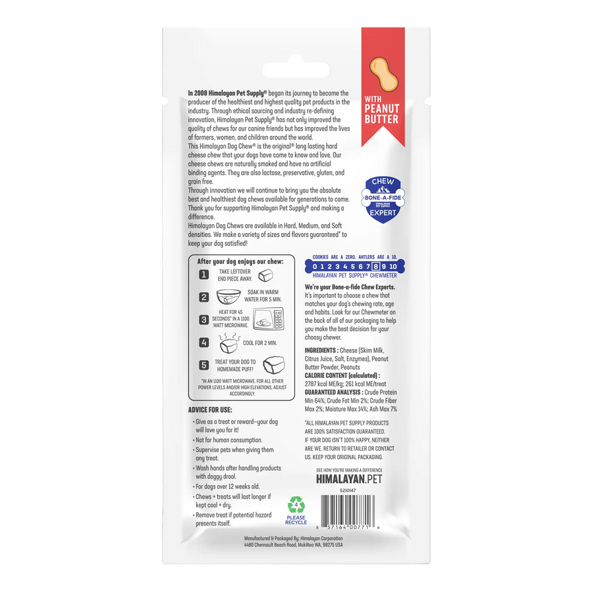 Himalayan Pet The Original Cheese Dog Chew with Peanut Butter