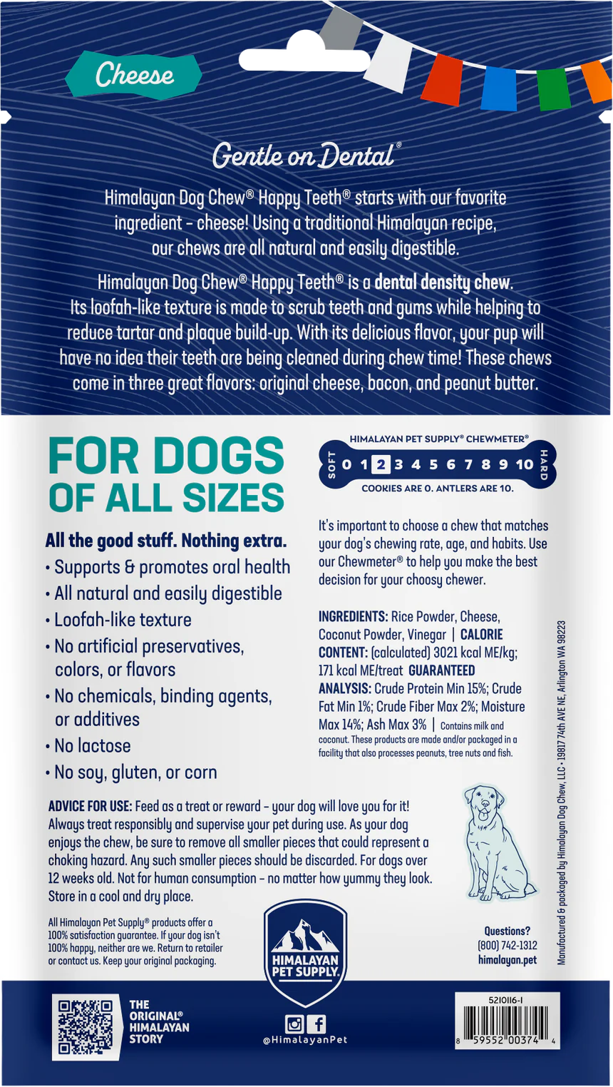 Himalayan Pet Happy Teeth Dental Dog Chew