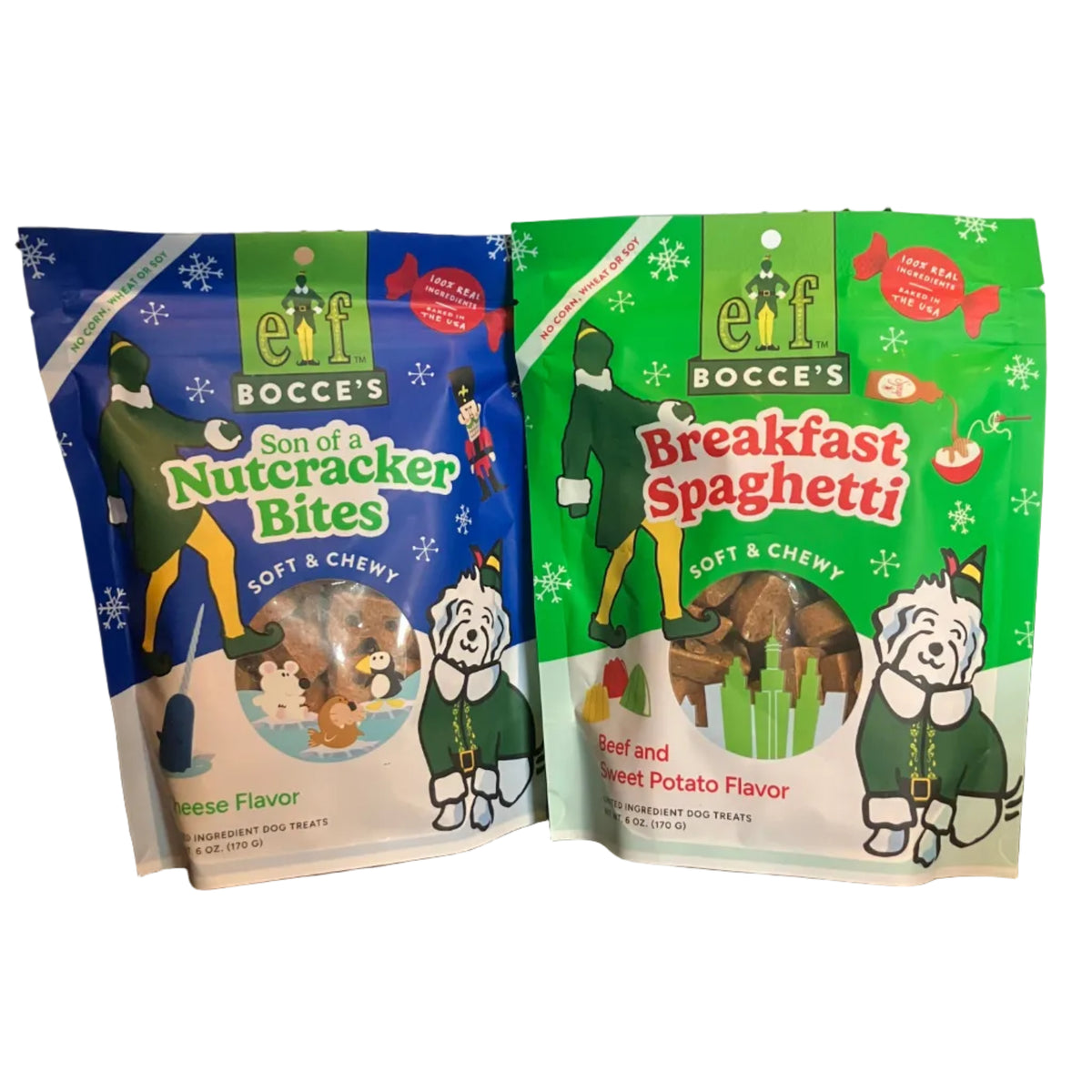 Bocce's Bakery Holiday Elf Soft & Chewy 6oz Dog Treats