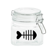 Sparky & Co Square Latch Glass Cat Treat Jar