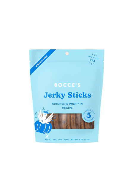 Bocce's Bakery Grazers Jerky Sticks Dog Treats 4oz