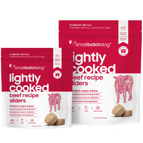 Smallbatch Pets Lightly Cooked Frozen Dog Food