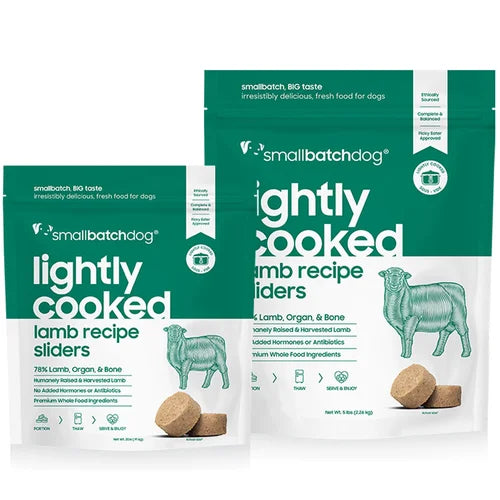 Smallbatch Pets Lightly Cooked Frozen Dog Food
