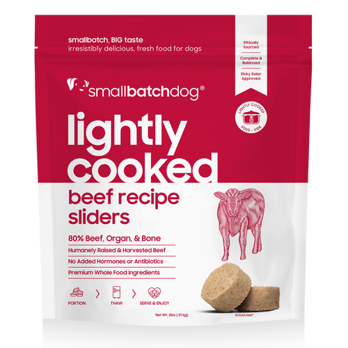 Smallbatch Pets Lightly Cooked Frozen Dog Food