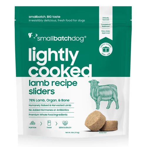 Smallbatch Pets Lightly Cooked Frozen Dog Food