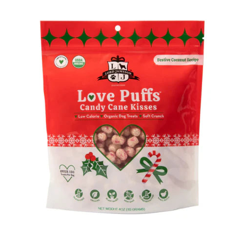 Lord Jameson Holiday Love Puffs Organic Dog Treats