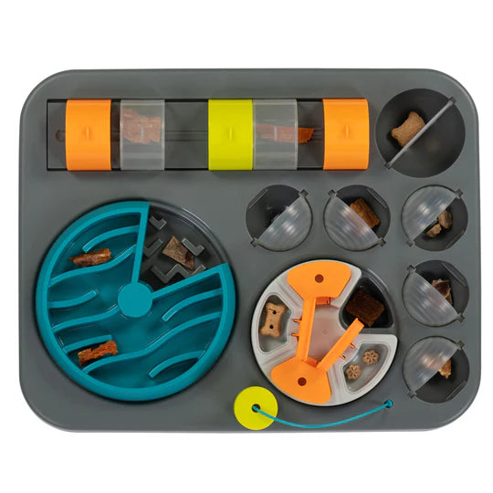 Messy Mutts Flip'n Slide Interactive Puzzle Feeder for Dogs