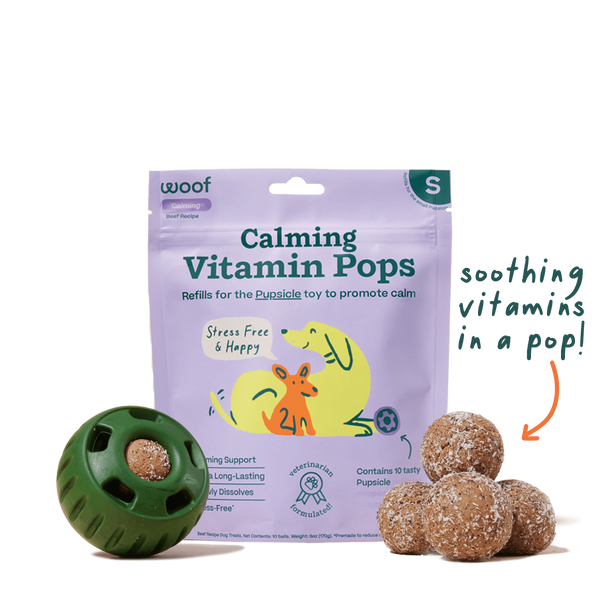Woof The Pupsicle Calming Vitamin Pops Dog Treats