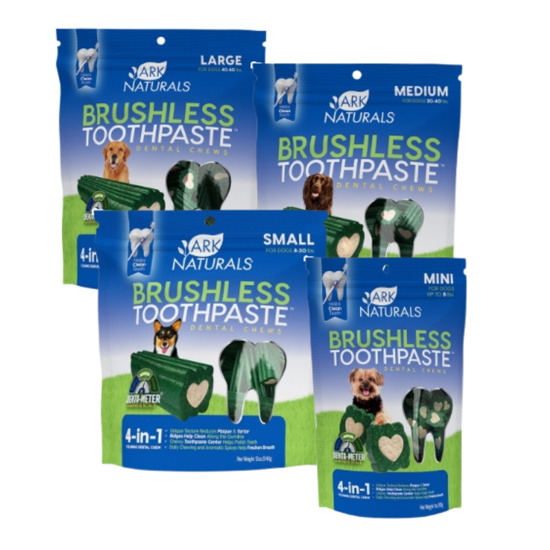 Ark Naturals Brushless Toothpaste Dog Dental Chews