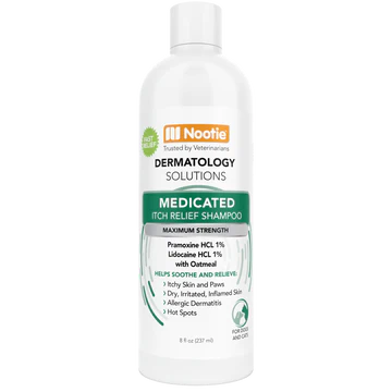 Nootie Dog & Cat Medicated Pet Shampoo Itch Relief 8oz