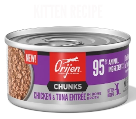 Orijen Entrée Chunks & Shreds Canned Cat Food