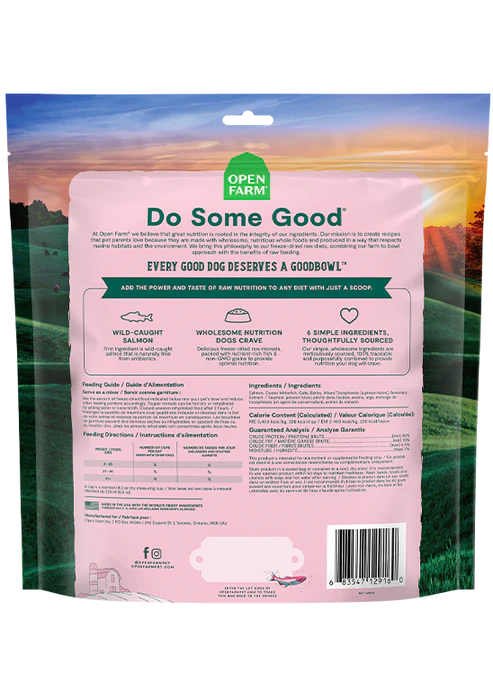 Open Farm Goodbowl Freeze-Dried Raw Topper Wild-Caught Salmon Recipe