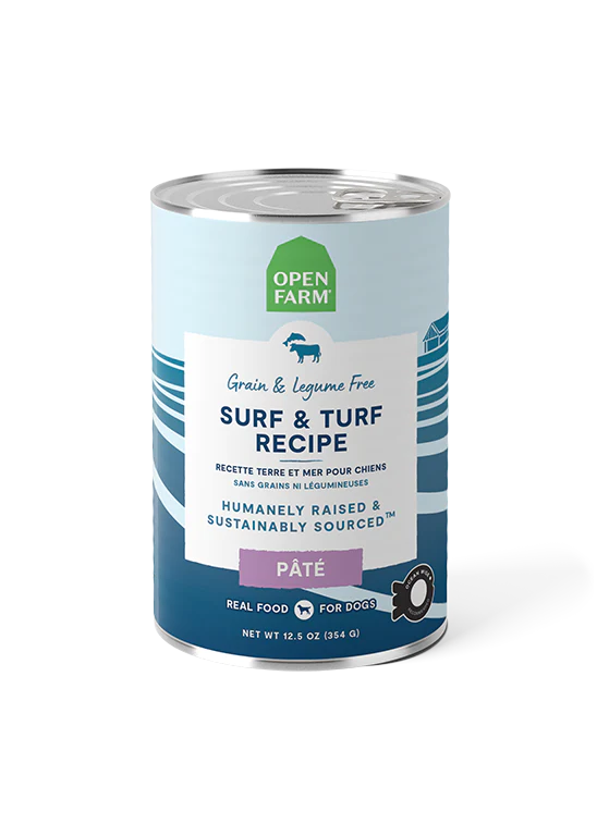Open Farm Pâté for Dogs Surf & Turf Canned Dog Food 12.5oz