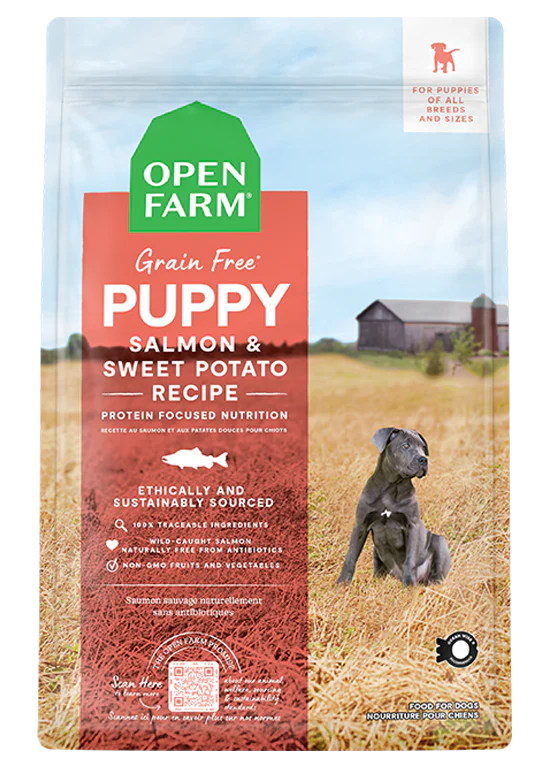 Open Farm Grain-Free Puppy Salmon Recipe Dry Dog Food – Paw Naturals