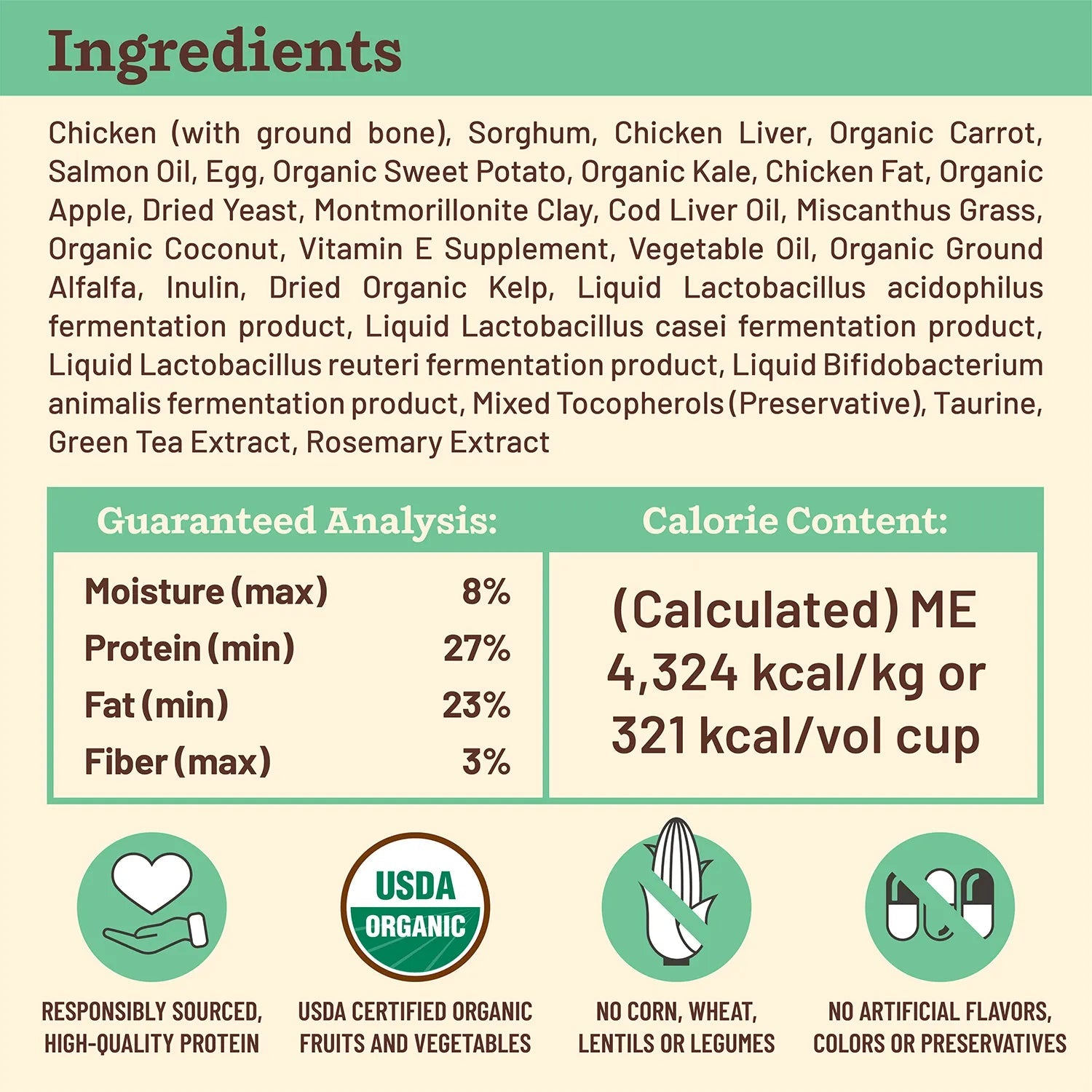 Primal Kibble in the Raw Chicken Dog Food