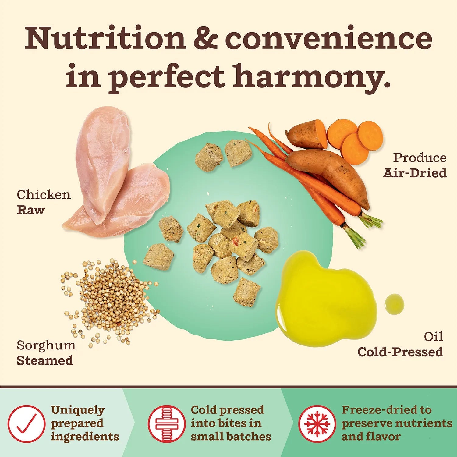 Primal Kibble in the Raw Chicken Dog Food