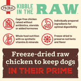 Primal Kibble in the Raw Chicken Dog Food