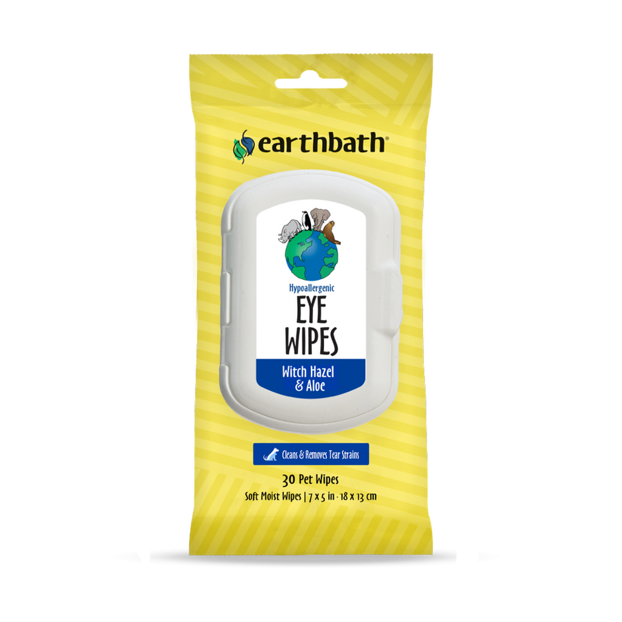 Earthbath Eye Wipes 30ct Cat & Dog