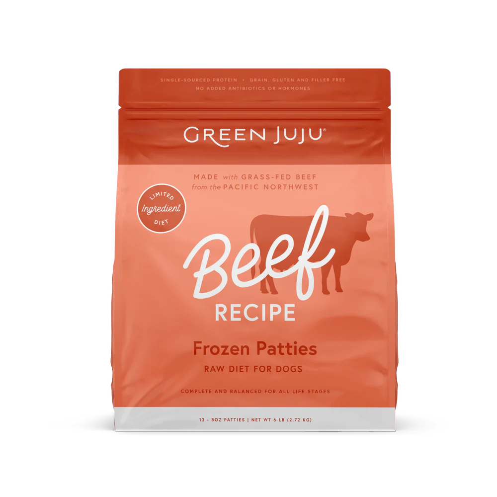 Green Juju Frozen Raw Food Diet Beef Recipe