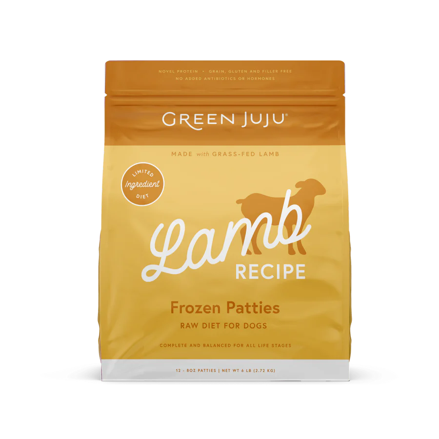 Green Juju Frozen Raw Food Diet Lamb Recipe