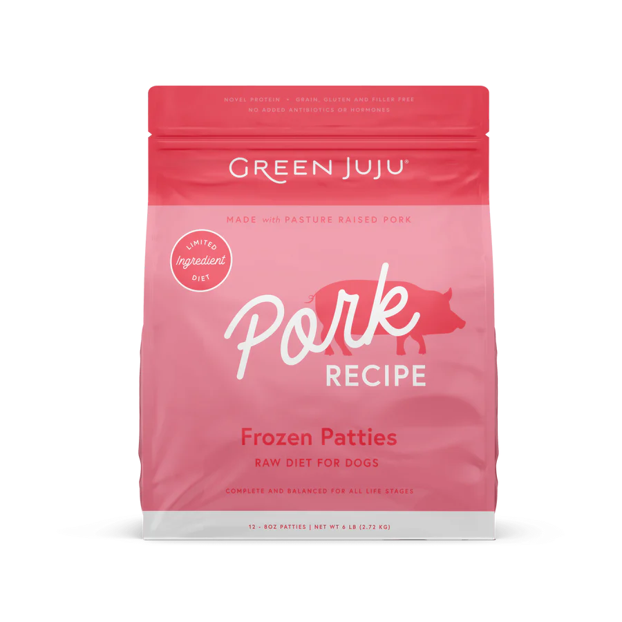 Green Juju Frozen Raw Food Diet Pork Recipe
