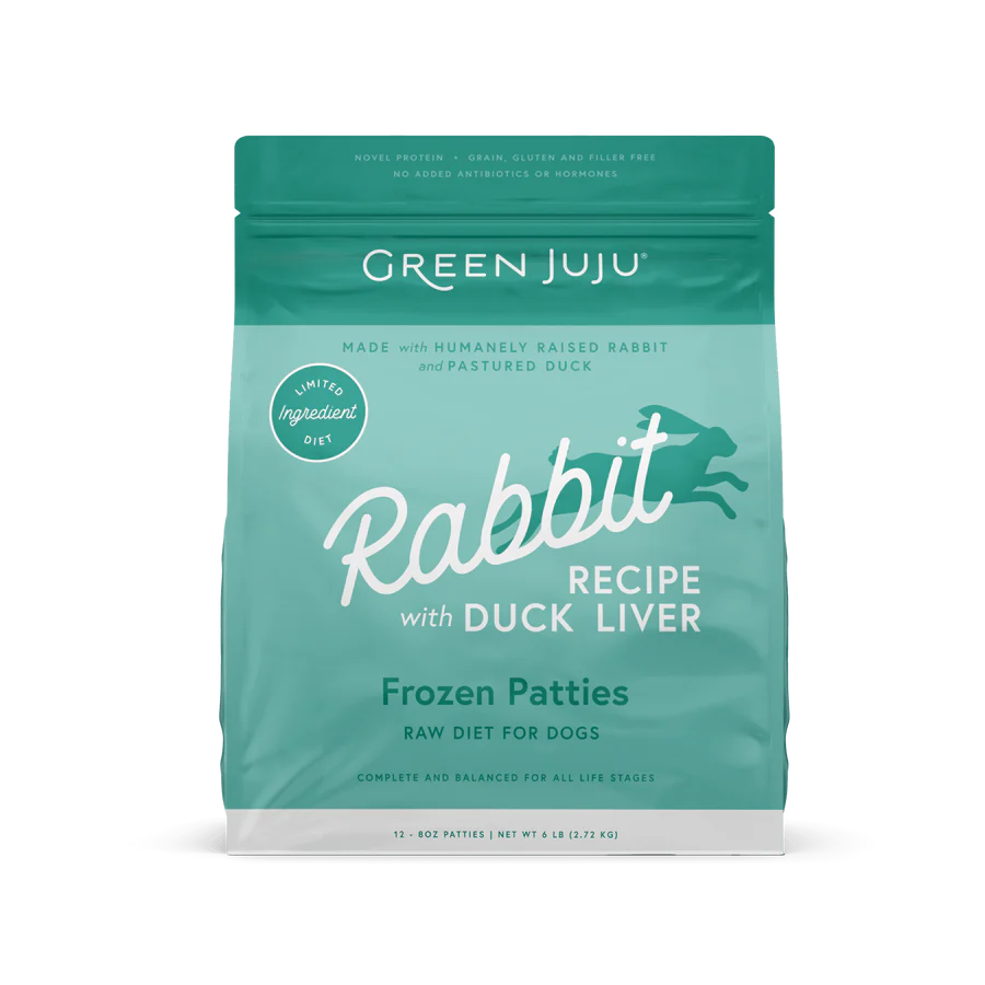 Green Juju Frozen Raw Food Diet Rabbit Recipe