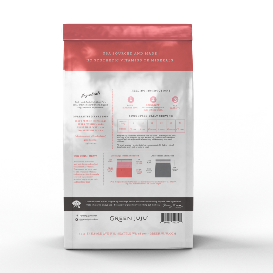 Green Juju Freeze-Dried Raw Diet for Dogs