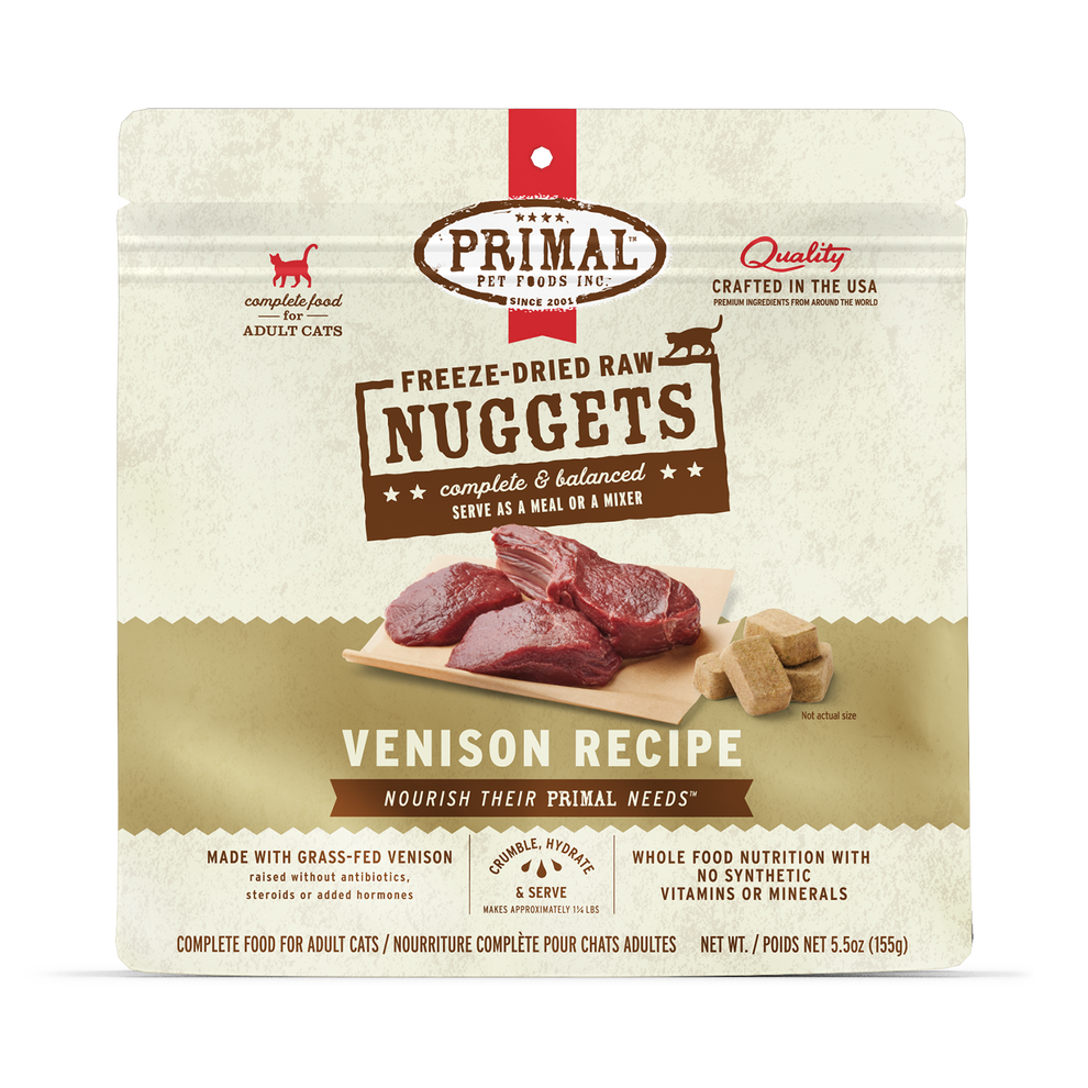 Primal Raw Freeze-Dried Venison Cat Food