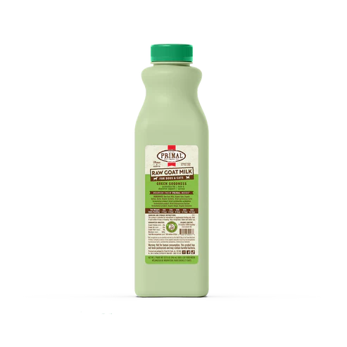Primal Raw Frozen Goat Milk + 32oz for Dogs & Cats