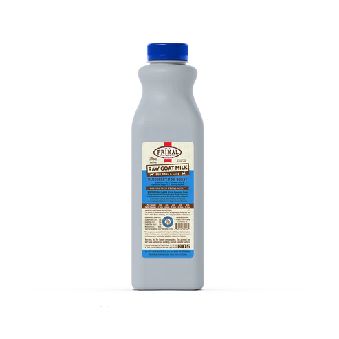 Primal Raw Frozen Goat Milk + 32oz for Dogs & Cats