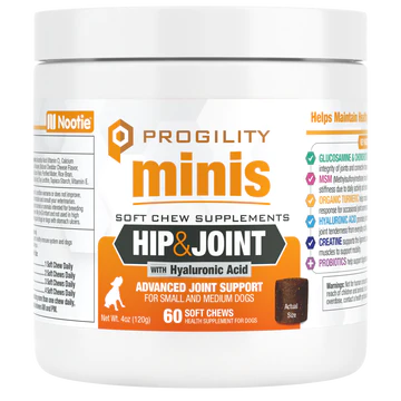 Nootie Progility Hip & Joint Soft-Chew Supplements for Dogs