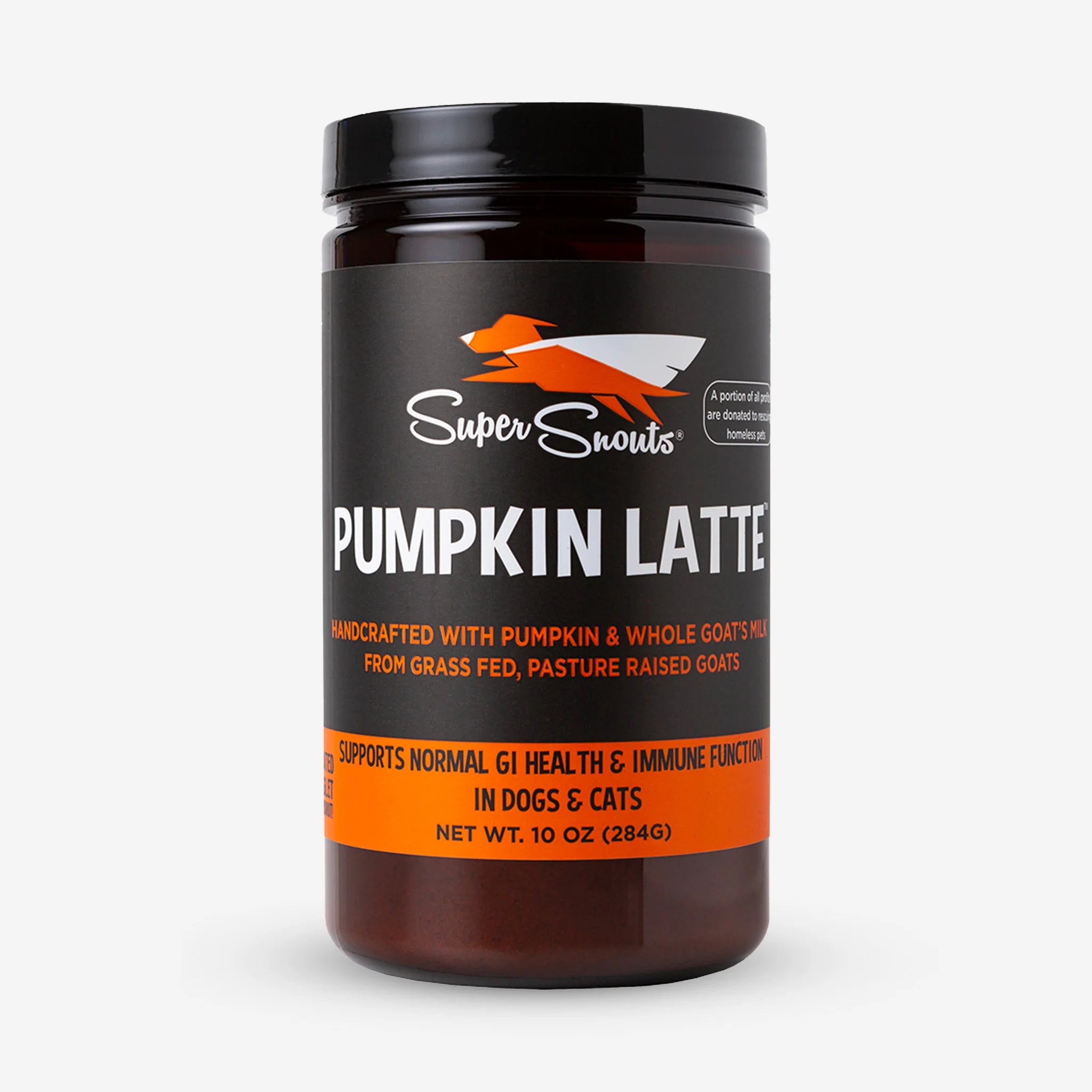 Super Snouts Pumpkin Latte for GI Health & Immune Function in Dogs & Cats