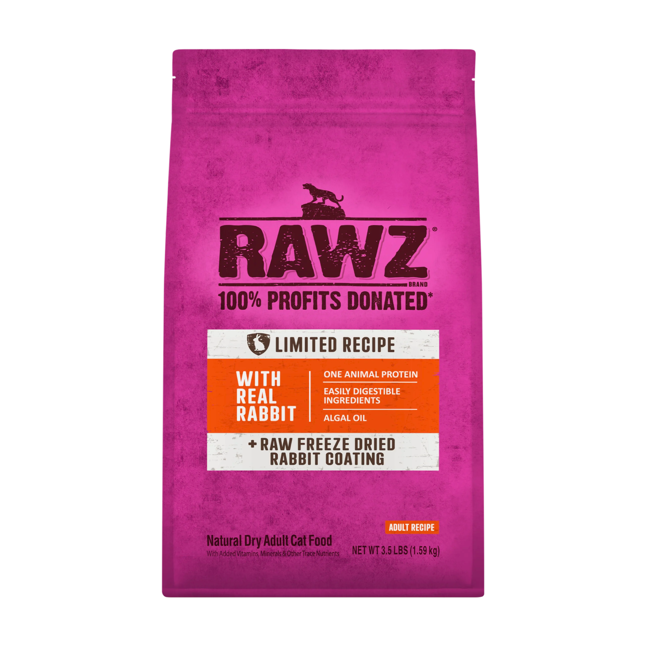 Rawz Real Rabbit Limited Ingredient Dry Cat Food