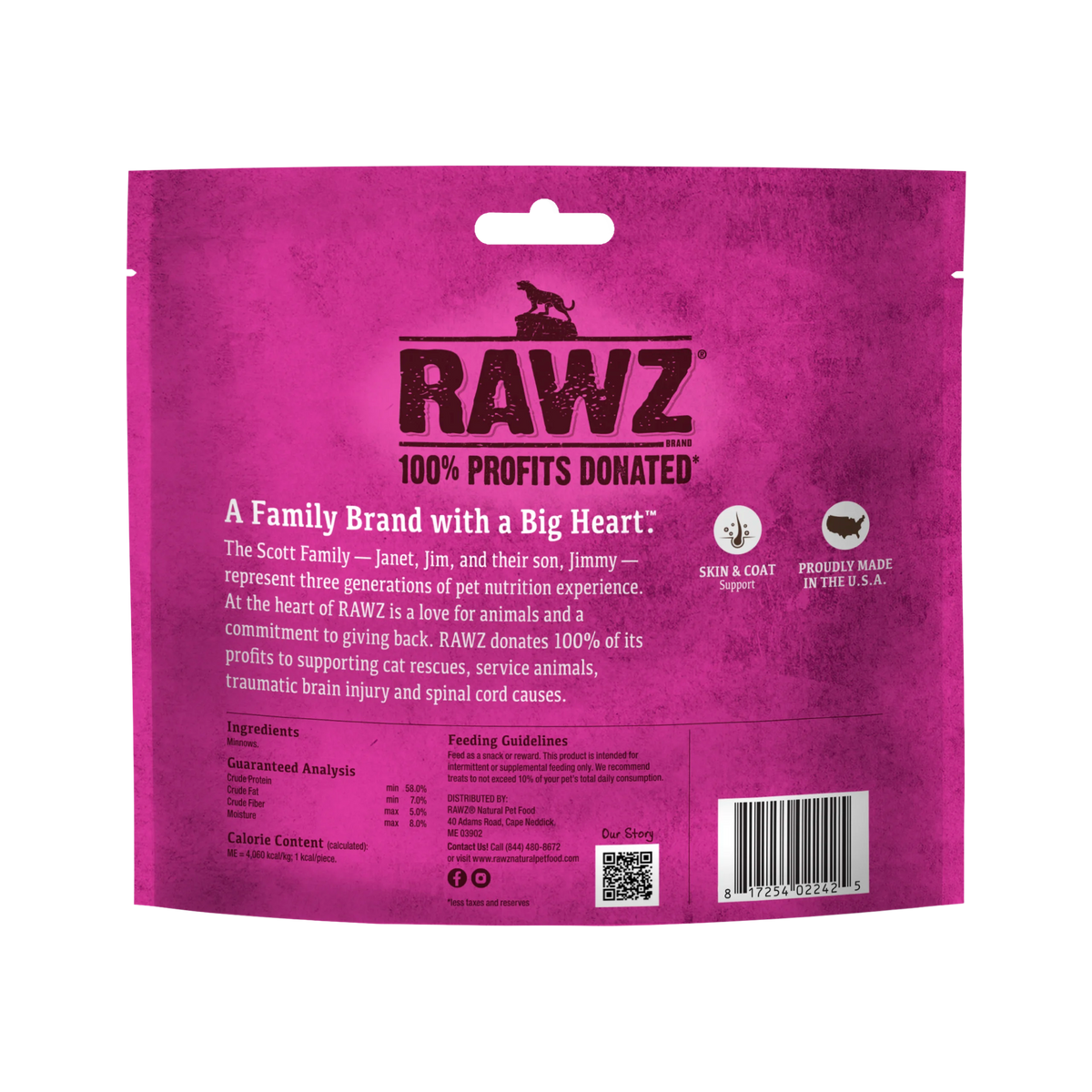 Rawz Raw Freeze-Dried Crunchy Cat Treats