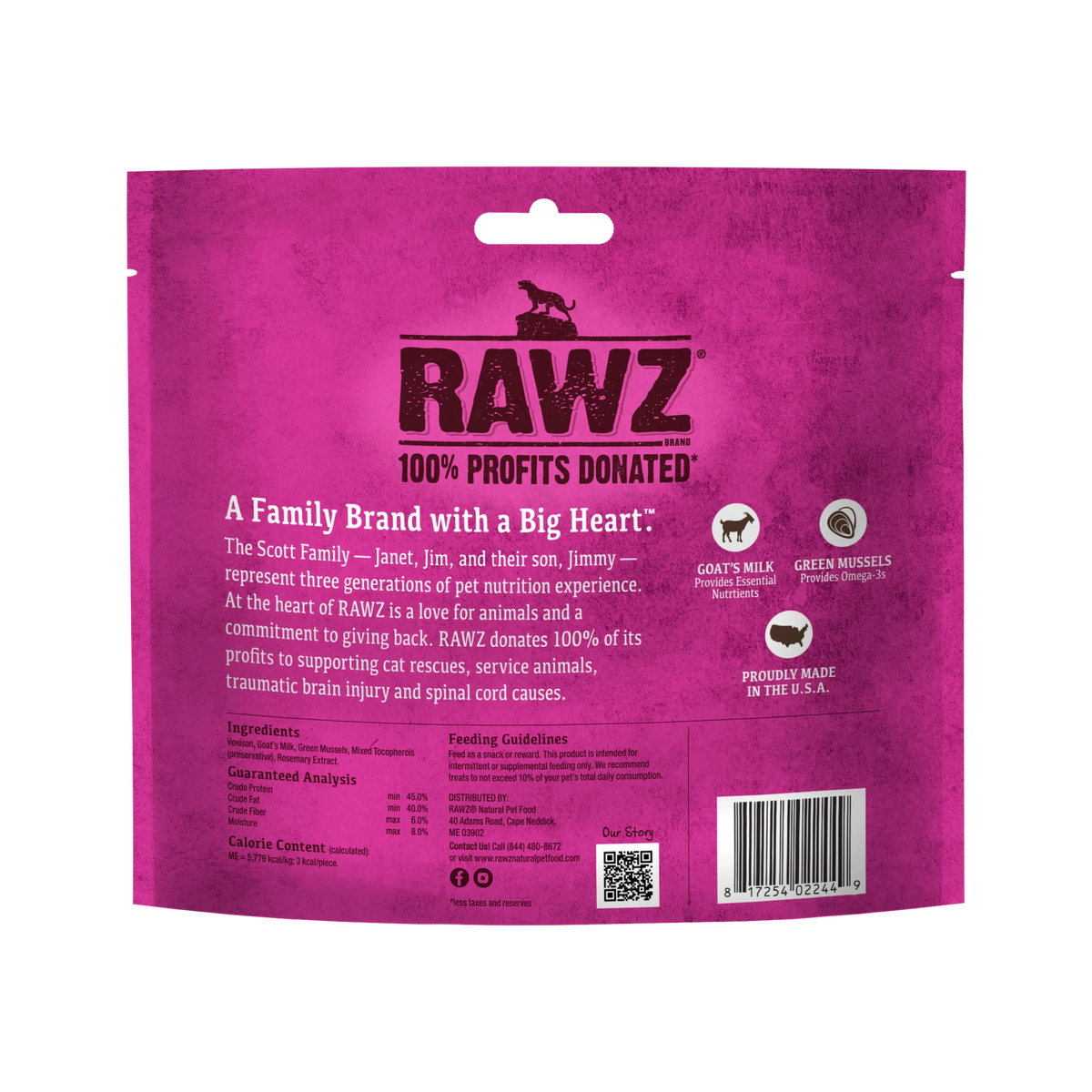 Rawz Raw Freeze-Dried Crunchy Cat Treats