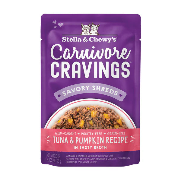 Stella & Chewy's Carnivore Cravings Shreds Wet Cat Food Pouch 2.8oz
