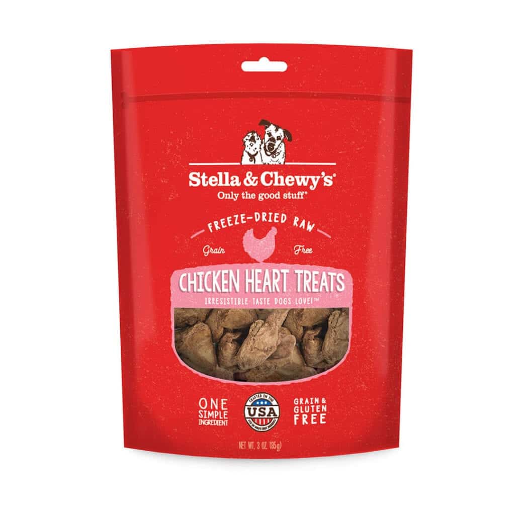 Stella & Chewy's Freeze Dried Chicken Heart Treat 3oz
