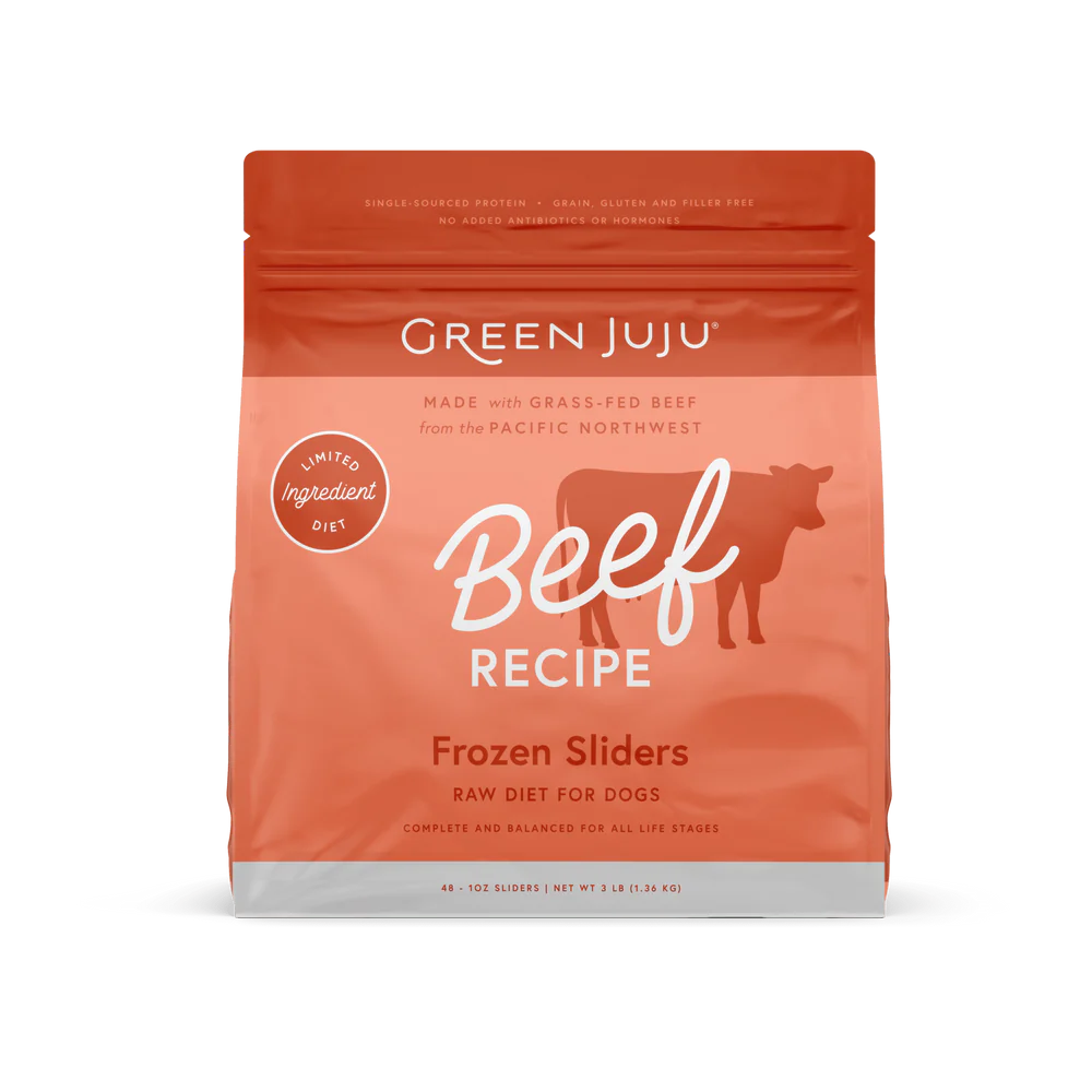 Green Juju Frozen Raw Food Diet Beef Recipe
