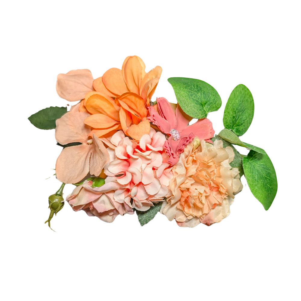Sparky & Co Garden Party Flower Corsage Collar Accessory