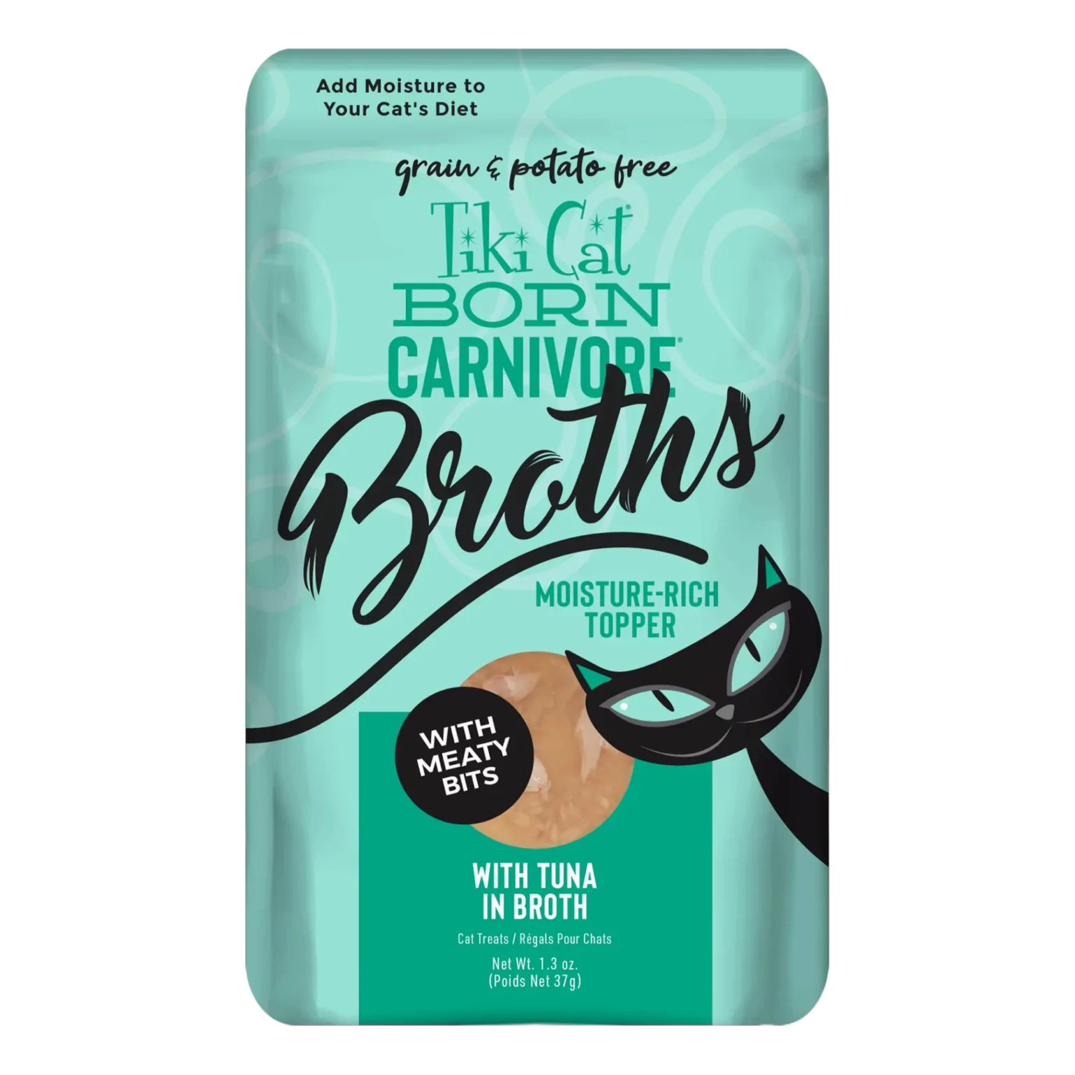 Tiki Pet Broths Wet Cat Food Pouch